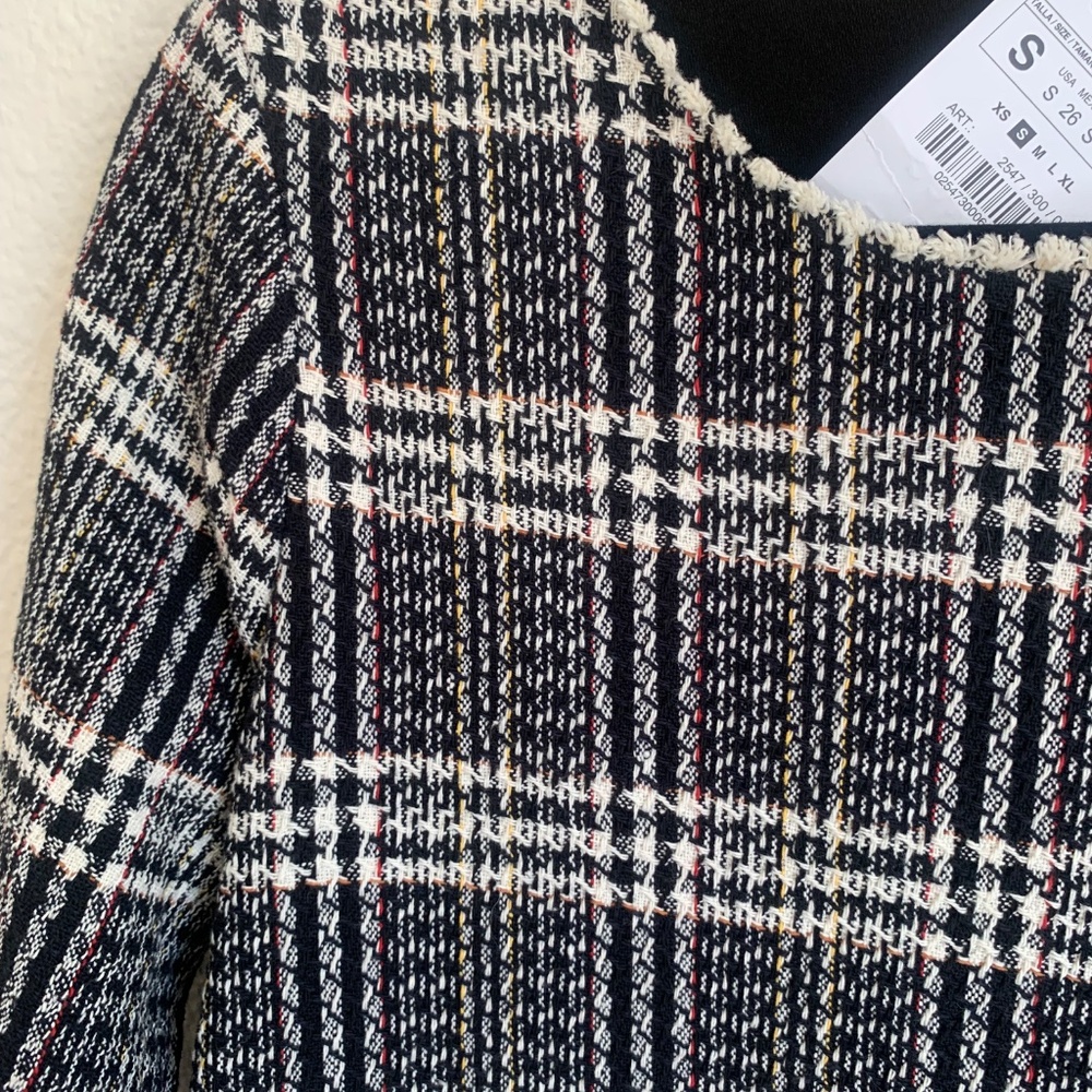 ZARA Plaid Shift Dress – NWT - Picture 7 of 8